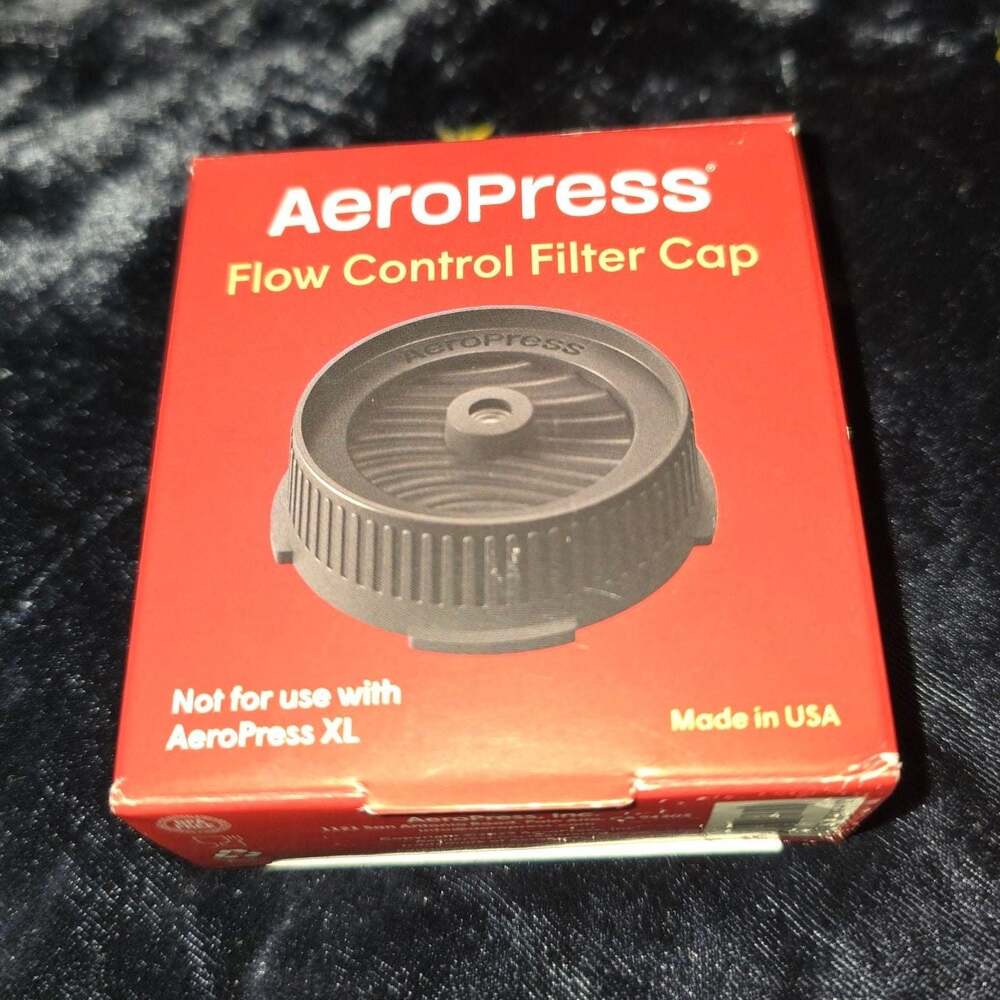 OM Flow Control Filter Cap for Aeropress Original, Clear, Go for Superior Coffee